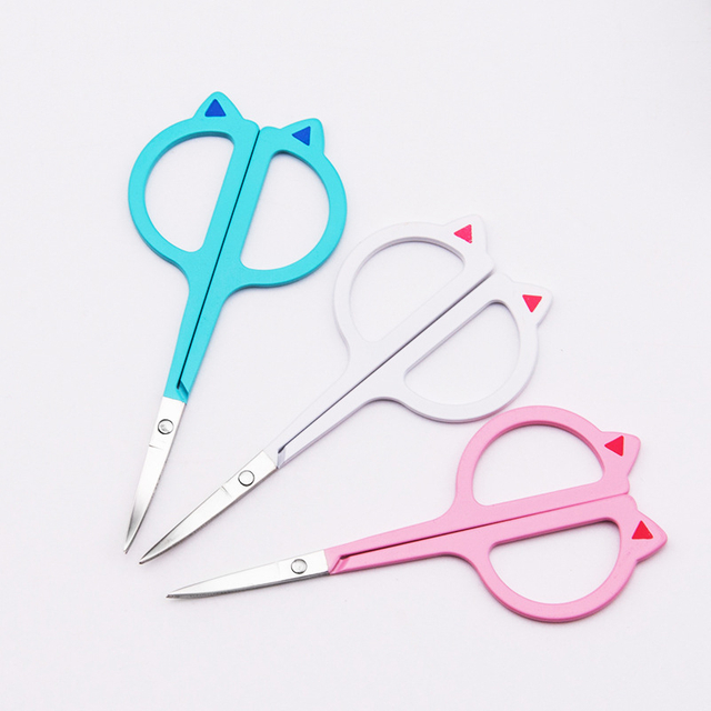 Stainless Steel Curved Cuticle Trimming Scissors