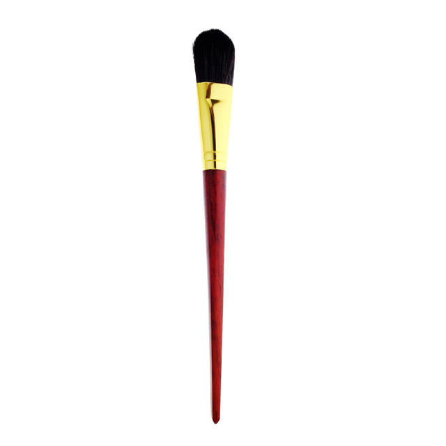 Brown Wooden Handle Foundation Brush