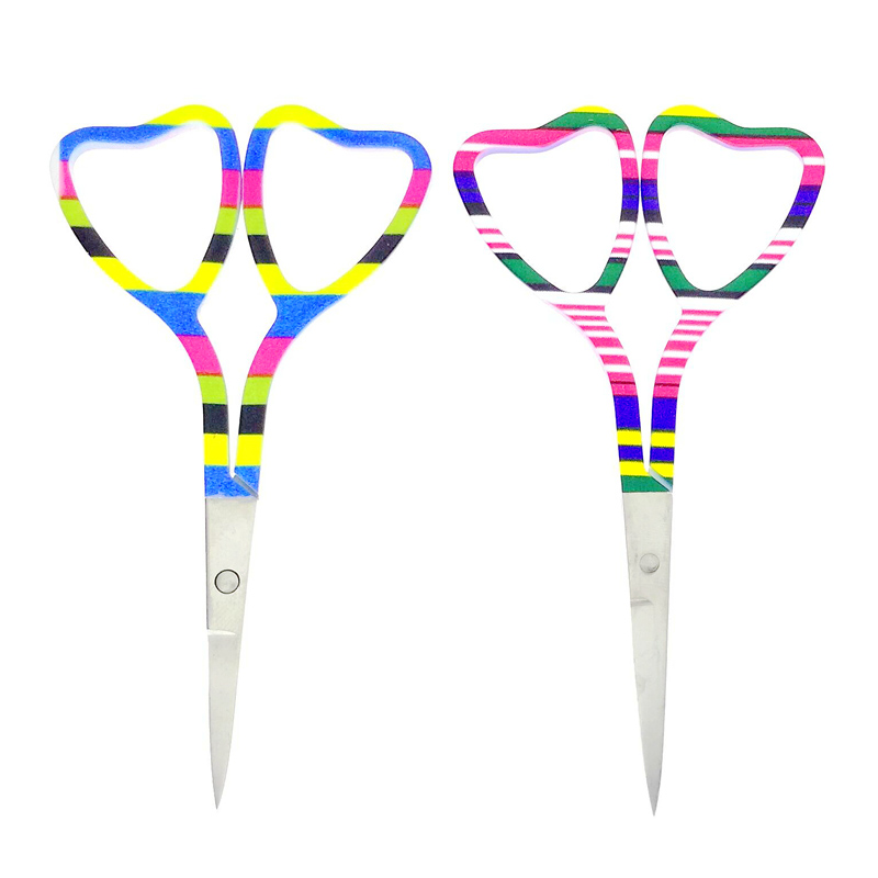 Heart Shape Handle Stainless Steel Manicure Scissors - Buy Heart Shape ...