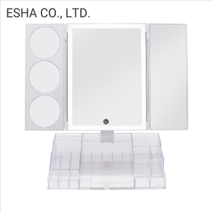 LED Desktop Light USB Straight Dry Battery Vanity Mirror